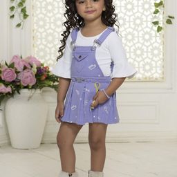 Be Kids Girls Printed Jumpsuit-picture-2