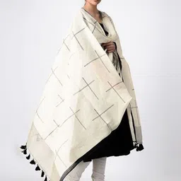 Banana Labs Geometric Printed Cotton Dupatta image 4