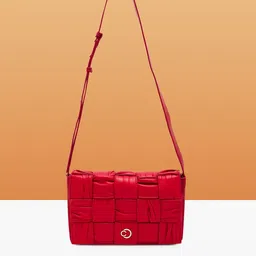 Caprese Women Solid Structured Leather Sling Bag-27