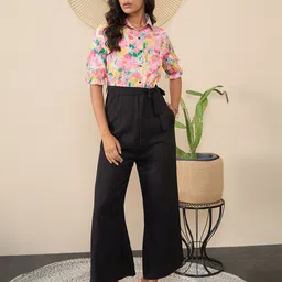 StyleStone Women Printed Basic Jumpsuit-image-90