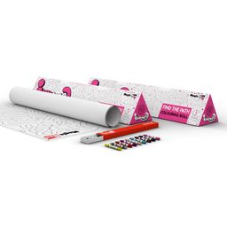 Inkmeo Reusable Find the Path Colouring Roll - White Pink image 4
