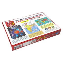 FunBlast 3 in 1 Jigsaw Puzzle Multicolor - 72 Pieces image 4