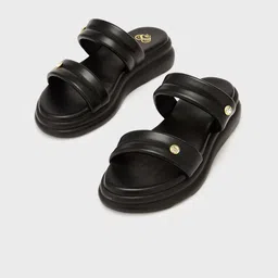 Sole To Soul Striped Comfort Sandals-image-94