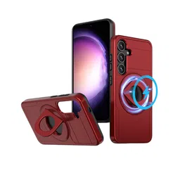 Luxury Kase Solid Samsung Galaxy S25 Plus 5G Magsafe Shockproof Rugged Back Case-picture-17