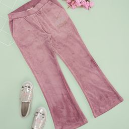 Pantaloons Junior Girls Flared Easy Wash Trousers-picture-4
