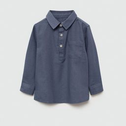 Mango Kids Boys Pure Cotton Casual Shirt-image-80