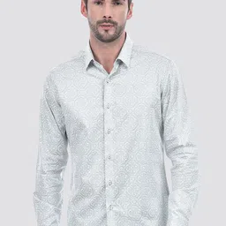 Numero Uno Men Spread Collar Floral Printed Cotton Casual Shirt-image-87