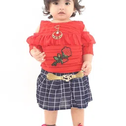 BAESD Girls Striped Top with Skirt-picture-40