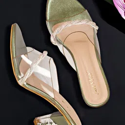 Smart & Sleek Women Embellished Heels-40