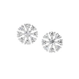 Sparkles Lab Grown Diamond 1 Carat IGI Certified Round Diamond Stud Earrings 14K White-image-95