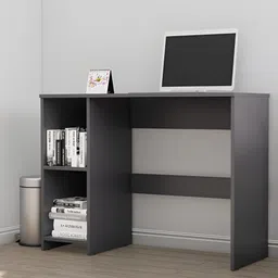 HEXA RED Grey Engineered Wood Study Table For Work From Home Students & Computer Table image 4