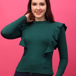 SCORPIUS Cotton Long Sleeves Round Neck Top-15