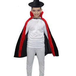 Kaku Fancy dresses Kids Halloween Dracula Robe & Hat Costume-21