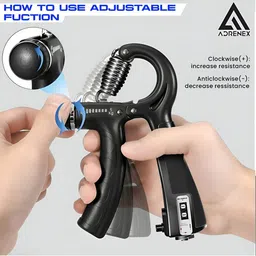ADRENEX Set Of 4 Hand Gripper With Counter image 5