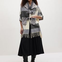 Roadster The Life Co. Women Self Design Woollen Lapel Shrug-picture-41