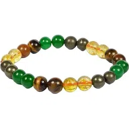 VIBESLE Unisex Multicolour Beaded Bracelet-16