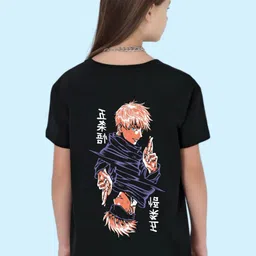 Uniplanet store Girls Typography Printed T-shirt-image-74
