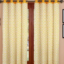 Dekor World Multicoloured Set of 2 Long Door Curtain-28