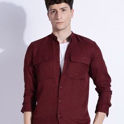 THE BEETEL HOUSE Men Air Linen DP Like Regular Slim Fit Casual Shirt-picture-14