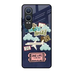 QRIOH Tour The World OnePlus Nord CE4 Lite 5G Impact Resistant Back Case-image-72