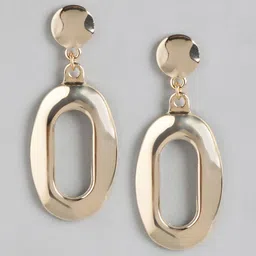 Forever New Gold Plated Contemporary Drop Earrings-2