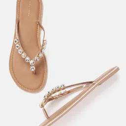 Lino Perros Women Embellished Open Toe Flats-85