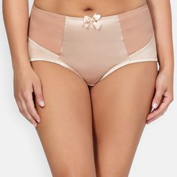 PARFAIT Plus Size Women Beige Solid High-Rise Hipster Brief 6917-9