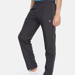 Wildcraft Men Black Solid Wvn 3 Track Pants-57