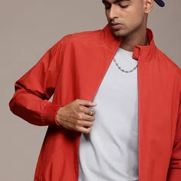 The Roadster Life Co. Mock Collar Bomber Jacket-49