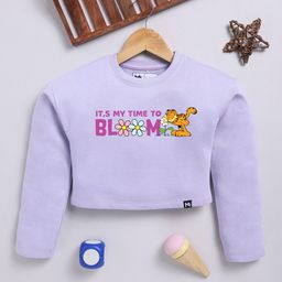 YK X Minute Mirth Girls Garfield Printed T-shirt-picture-1