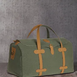Mona B Large Canvas Travel Duffel Bag-image-34