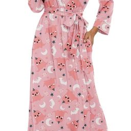 XPIOX Women Printed Bath Robe-image-25