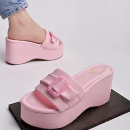 Stylestry Women Platform Sandals with Buckles-27