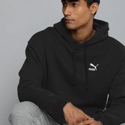Puma Embroidered BETTER CLASSICS Relaxed Fit Pure Cotton Hooded Sweatshirt-image-17