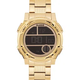 GUESS Men Zip Bracelet Style Digital Watch GW0271G2-Black-image-8