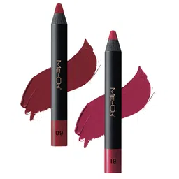 ME-ON Set Of 2 Photoface Long Lasting Lip Crayon - 3.6g Each - Shade 09-19-21