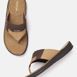 Woodland Men Leather Comfort Sandals-picture-27