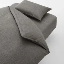 Linen Plain Weave Queen Duvet Cover-image-31