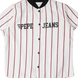 Pepe Jeans Kids White Striped Shirt-image-39