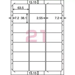 Kokuyo 0.08 mm A4 125 g/m² Paper Label for Color Laser and Color Copier Printer, LBP-E80379 (Bag of 100 Sheets) image 2