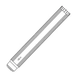 AS ONE Ion Water Spare Cartridge Φ70×500mm, 1-2743-21-46
