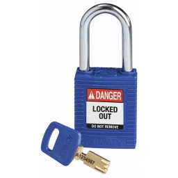 BRADY Lockout Padlock with 1 Key Nylon Blue, 55JY89-picture-10