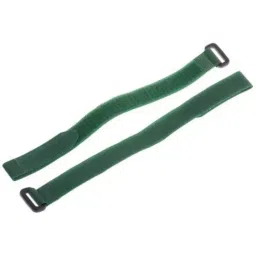 RS PRO Cable Tie, Hook and Loop, 300x20 mm, Green Nylon,, 1797185-67
