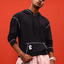 glitchez Elevated Basics Hooded Oversized Sweatshirt-picture-4