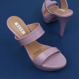 Elle Women's Purple Casual Stilettos-image-30