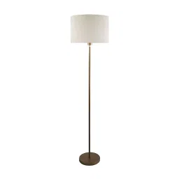 Sanded Edge Miller Floor Lamp in Solid Natural Wood Color with Oval Shade for Home-picture-15