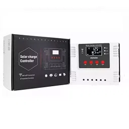 amiciSmart WiFi Solar Charge Controller 20 Amp 12 V/24 V/48 V 1.04 kW with LCD Display & USB Port, 1xSOLAR-P-20 image 2