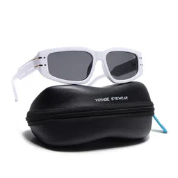 Voyage Unisex Rectangle Sunglasses with UV Protected Lens-17