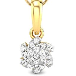 Candere By Kalyan Jewellers 18k Yellow Gold and Diamond Pendant for Kids-image-35