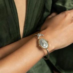Shaya 92.5 Sterling Silver Navilu Coin Bracelet for Women-image-38